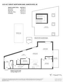 Backyard Photo of 613 417 Great Northern Way, Vancouver, BC