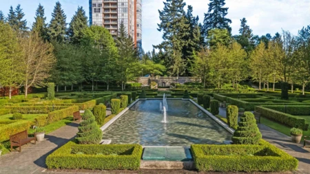 Aerial View of 1407 7388 Sandborne Avenue, Burnaby, BC