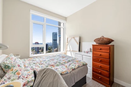Primary Bedroom Photo of 2607 602 Como Lake Avenue, Coquitlam, BC