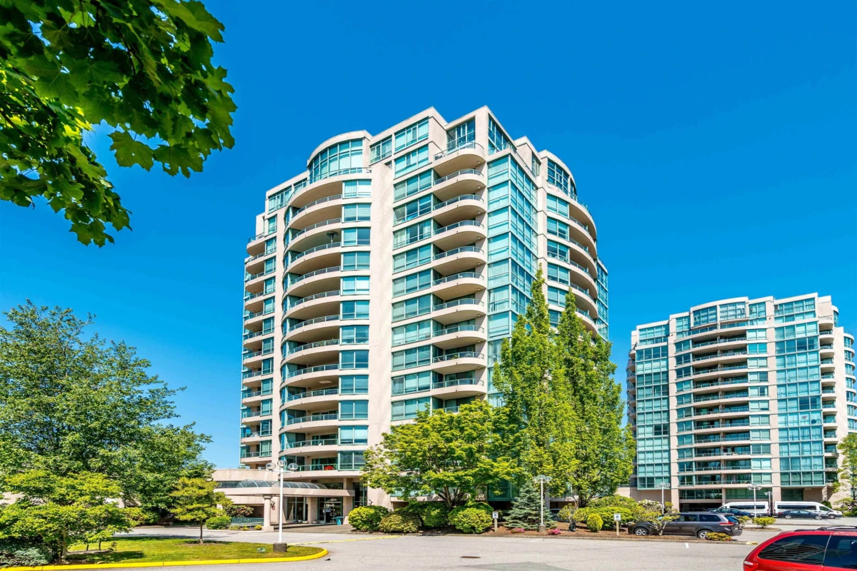 Exterior Rear Photo of 1505 8831 Lansdowne Road, Richmond, BC