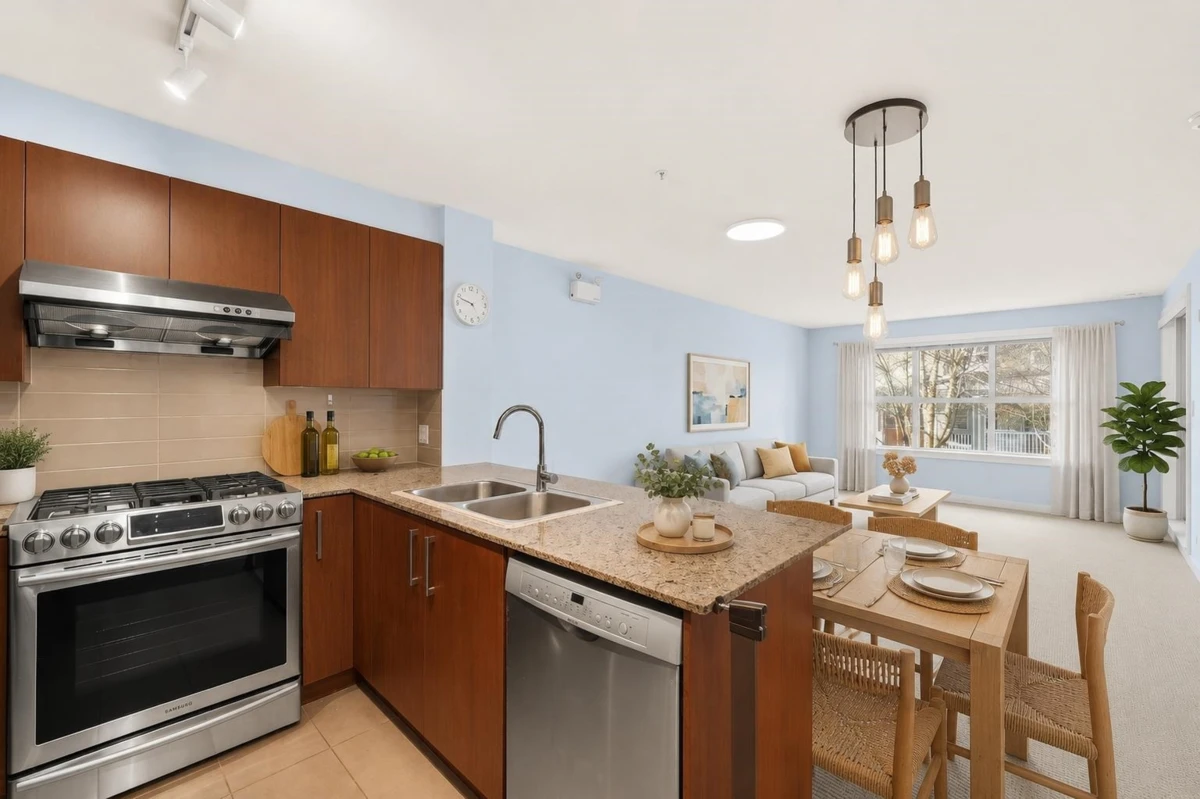 Dining Area Photo of 205 5665 Irmin Street, Burnaby, BC