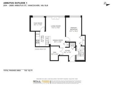 Entry Foyer Photo of 204 2680 Arbutus Street, Vancouver, BC