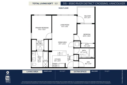 Kitchen Photo of 515 8580 River District Crossing, Vancouver, BC