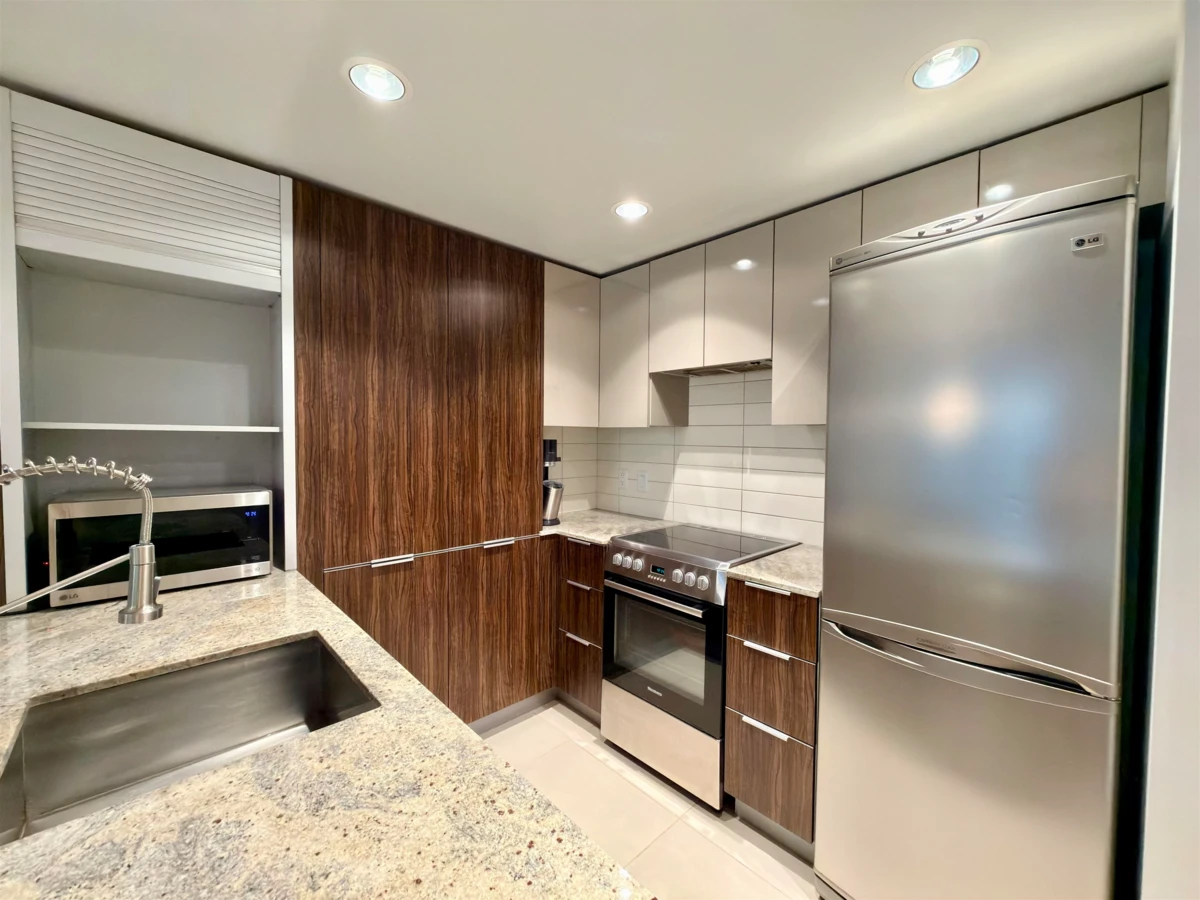 Living Room Photo of 407 1088 Richards Street, Vancouver, BC