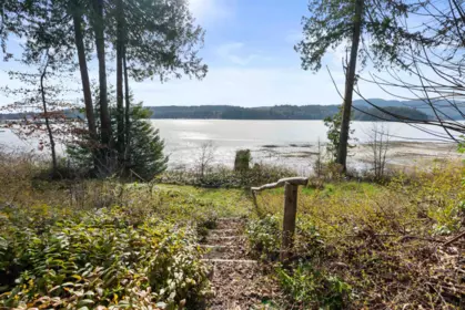 Aerial View of 6129 Sechelt Inlet Road, Sechelt, BC