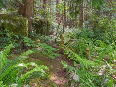 Aerial View of 8626 Redrooffs Road, Halfmoon Bay, BC