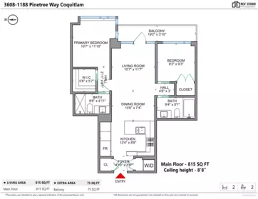 Community Amenities Photo (Clubhouse) of 3608 1188 Pinetree Way, Coquitlam, BC