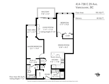 Street View Photo of 414 738 E 29th Avenue, Vancouver, BC