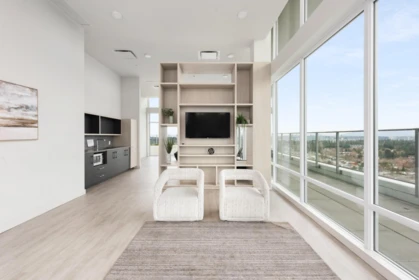 Basement Recreation Room Photo of 413 9675 King George Boulevard, Surrey, BC