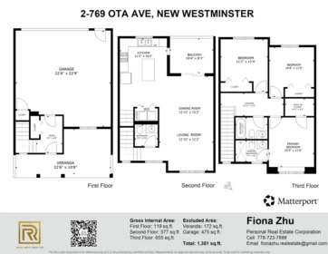 Backyard Photo of 2 769 Ota Avenue, New Westminster, BC