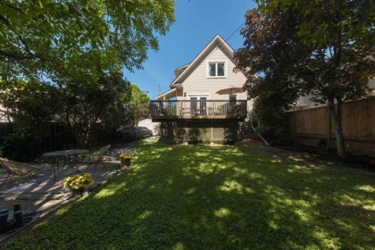 Aerial View of 7952 15th Avenue, Burnaby, BC