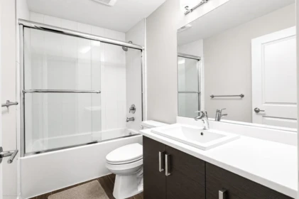 Basement Recreation Room Photo of 12 13886 62 Avenue, Surrey, BC