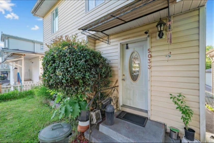 Aerial View of 5033 Killarney Street, Vancouver, BC