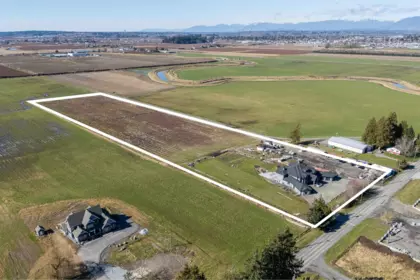 Aerial View of 4371 184 Street, Surrey, BC