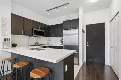 Breakfast Nook Photo of 412 3163 Riverwalk Avenue, Vancouver, BC