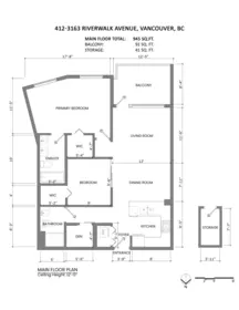 Community Amenities Photo (Clubhouse) of 412 3163 Riverwalk Avenue, Vancouver, BC