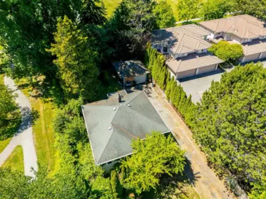 Aerial View of 8171 Garden City Road, Richmond, BC