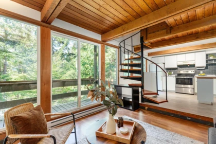Living Room Photo of 12 2301 Cavendish Way, Whistler, BC