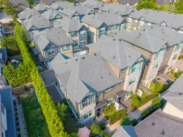 Aerial View of 53 7191 Lechow Street, Richmond, BC