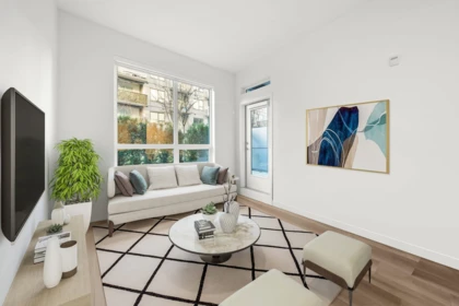 Living Room Photo of 101 648 Lea Avenue, Coquitlam, BC