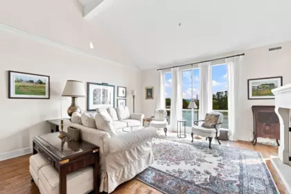 Living Room Photo of 411 3 Renaissance Square, New Westminster, BC