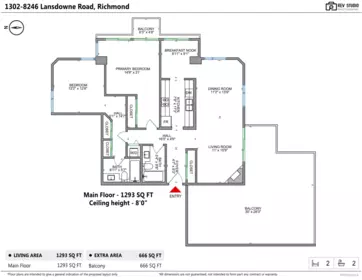 Loft / Bonus Room Photo of 1302 8246 Lansdowne Road, Richmond, BC