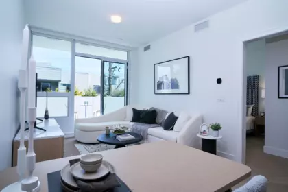 Living Room Photo of 208 1342 Johnston Road, White Rock, BC