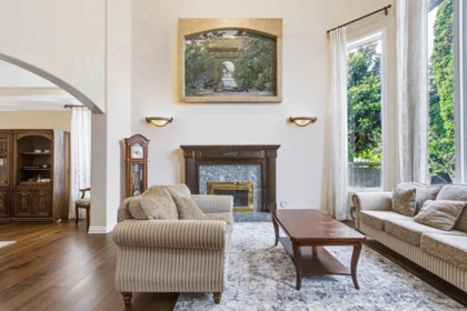 Living Room Photo of 9940 Bates Road, Richmond, BC