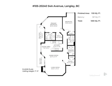 Entry Foyer Photo of 105 20240 54a Avenue, Langley, BC