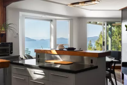 Kitchen Island Photo of 350 Bayview Place, Lions Bay, BC