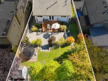 Aerial View of 1147 Deep Cove Road, North Vancouver, BC