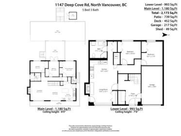 Staircase Photo of 1147 Deep Cove Road, North Vancouver, BC