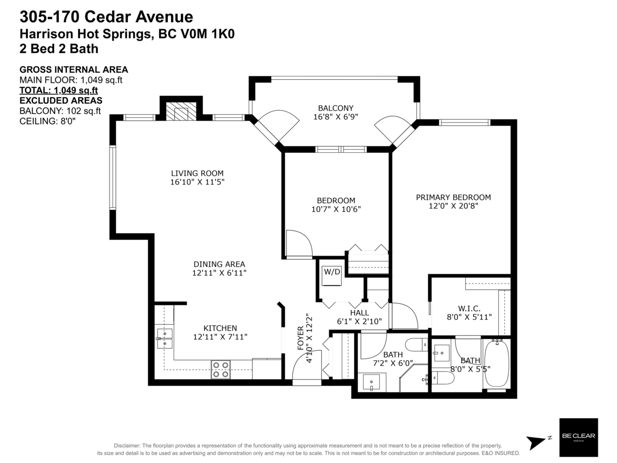 Living Room Photo of 305 170 Cedar Avenue, Harrison Hot Springs, BC