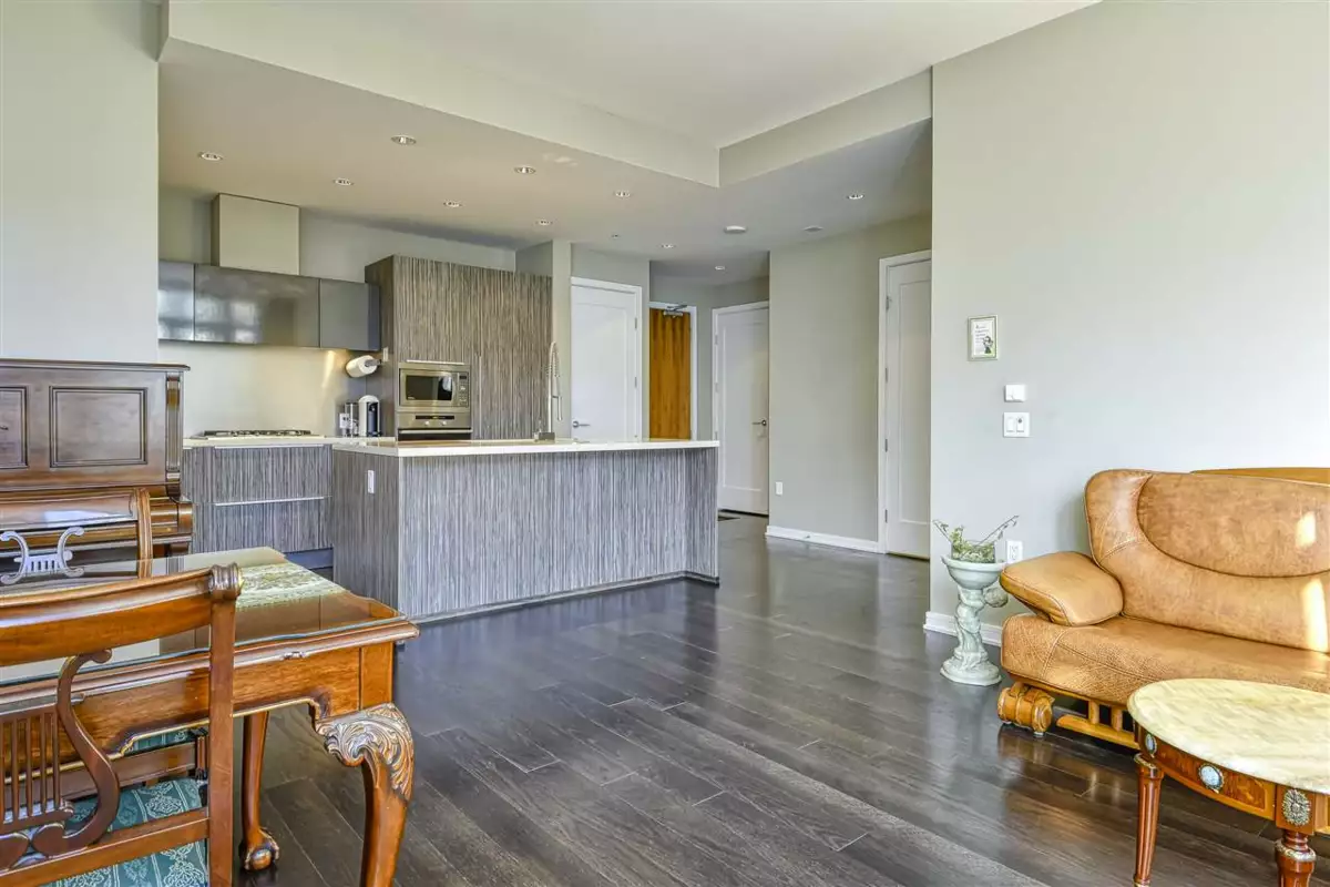 Living Room Photo of 310 1616 Columbia Street, Vancouver, BC