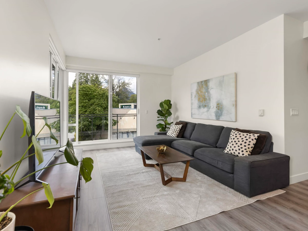 Kitchen Island Photo of 303 1327 Draycott Road, North Vancouver, BC