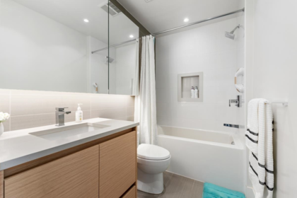 Powder Room Photo of 701 3538 Sawmill Crescent, Vancouver, BC