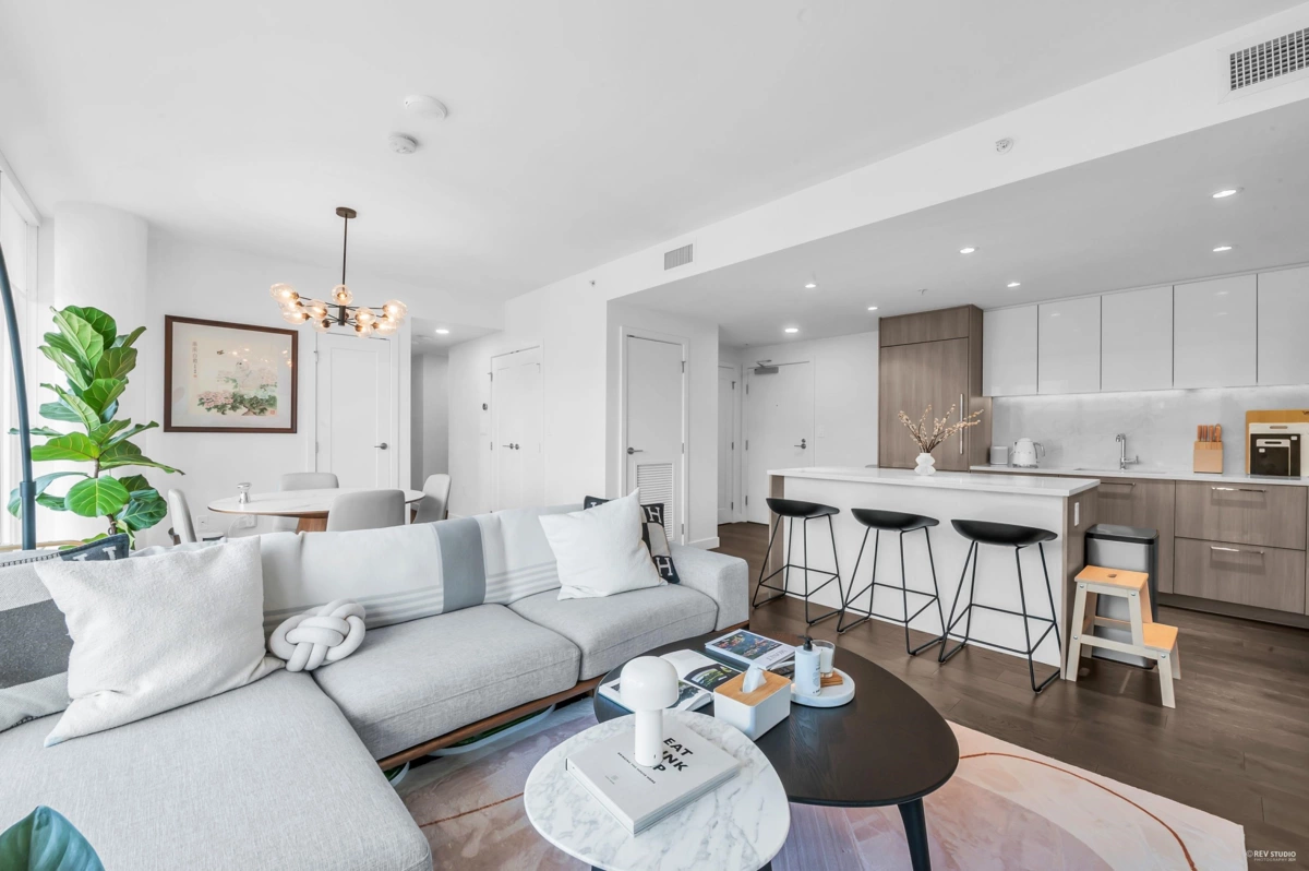 Living Room Photo of 1301 8160 Mcmyn Way, Richmond, BC