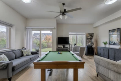 Basement Recreation Room Photo of 140 3105 Dayanee Springs Boulevard, Coquitlam, BC