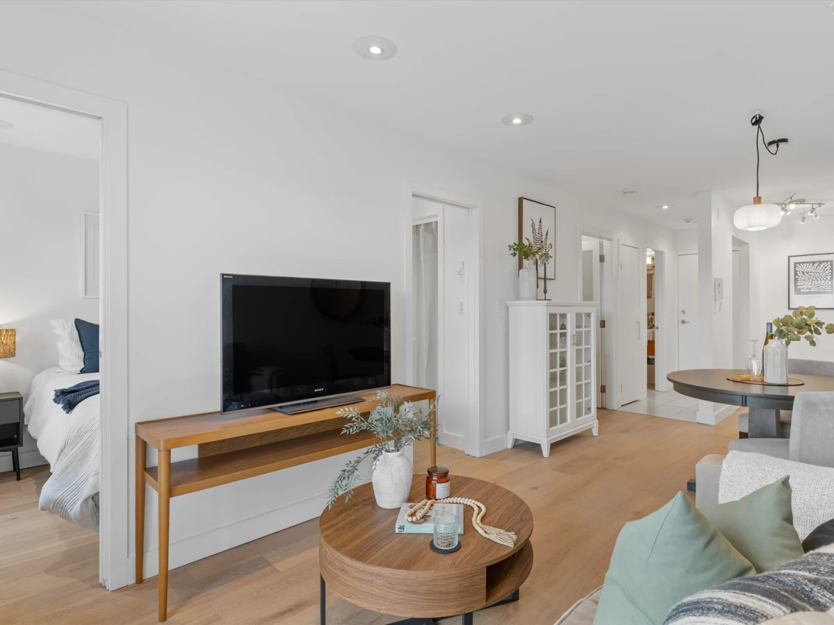 Dining Area Photo of 201 4315 Fraser Street, Vancouver, BC