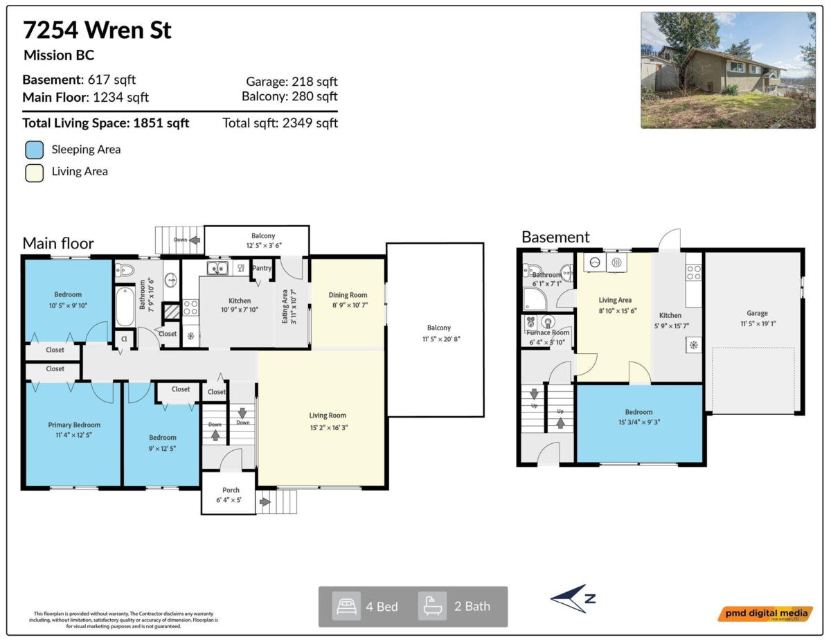 Kitchen Island Photo of 7254 Wren Street, Mission, BC