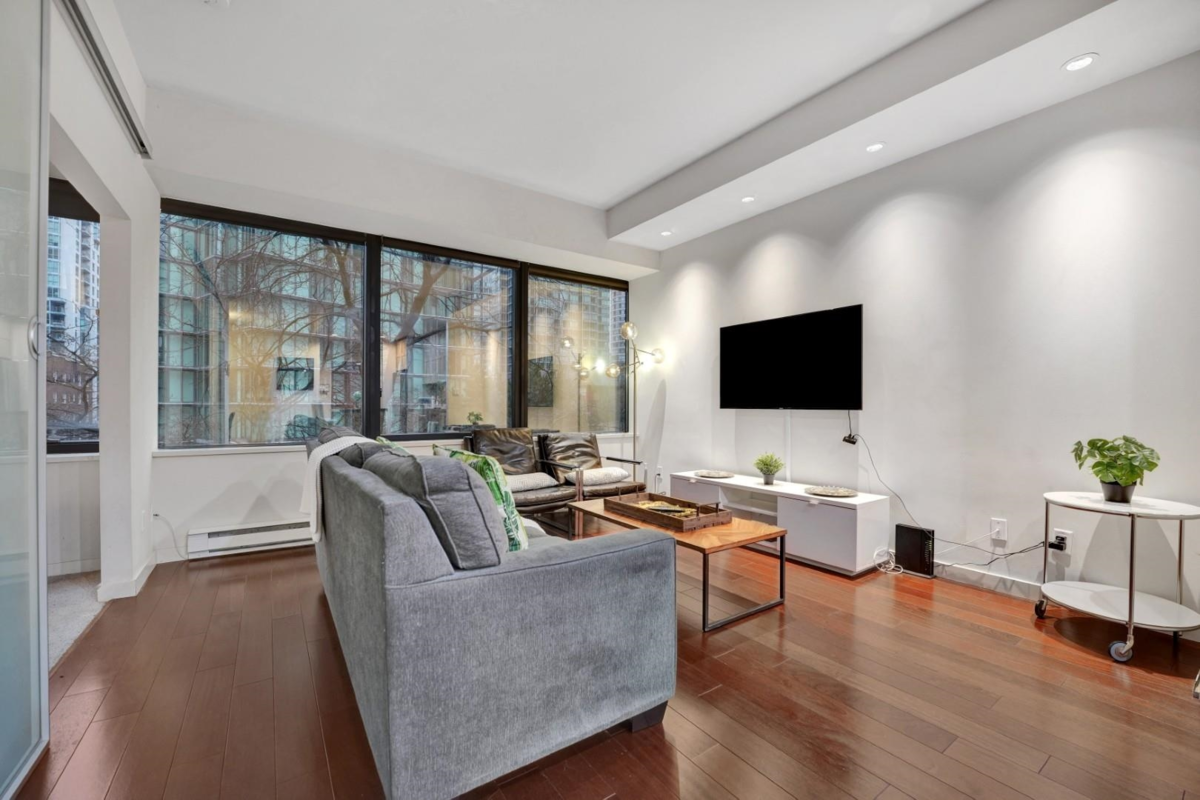 Bedroom 2 Photo of 407 1333 W Georgia Street, Vancouver, BC