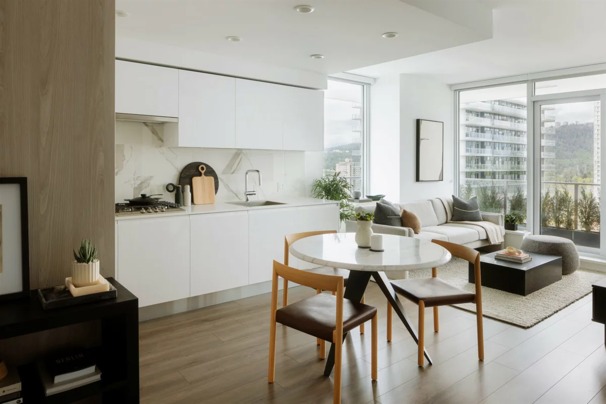 Dining Area Photo of 2402 3888 Evergreen Place, Burnaby, BC