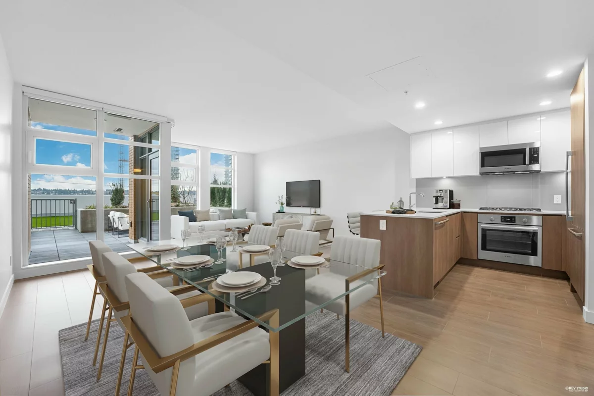 Living Room Photo of 205 618 Carnarvon Street, New Westminster, BC