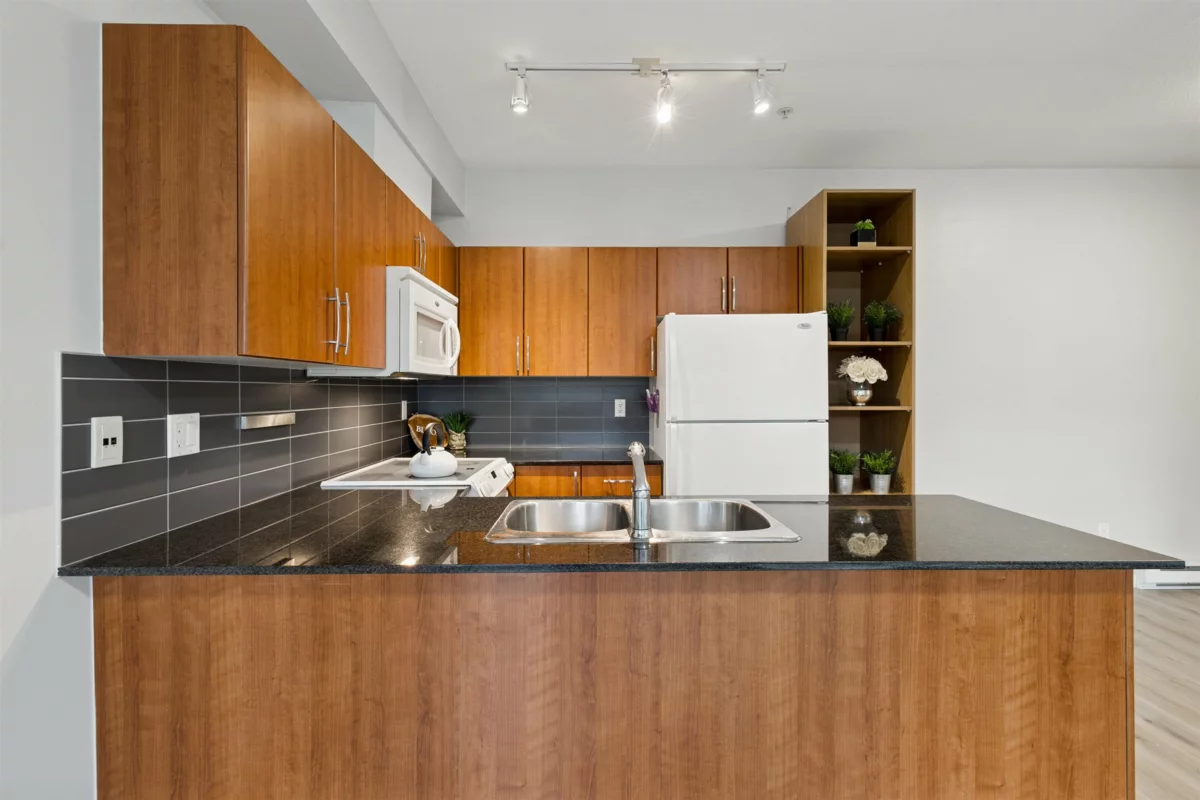 Living Room Photo of 201 1661 Fraser Avenue, Port Coquitlam, BC