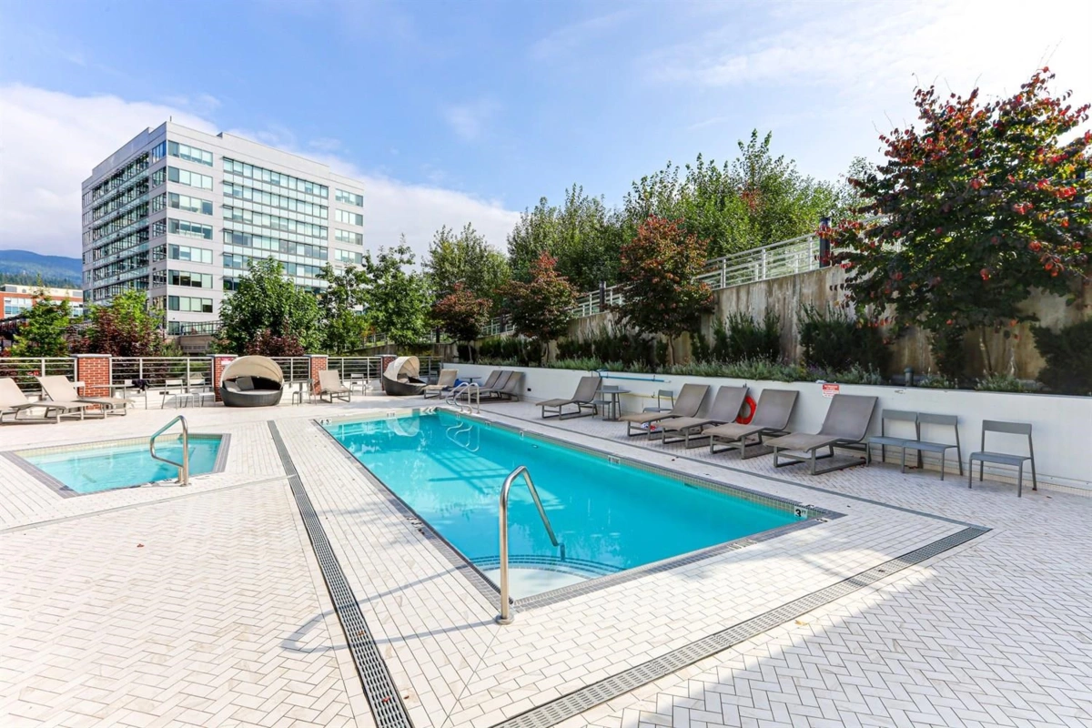 Backyard Photo of 603 305 Morrissey Road, Port Moody, BC