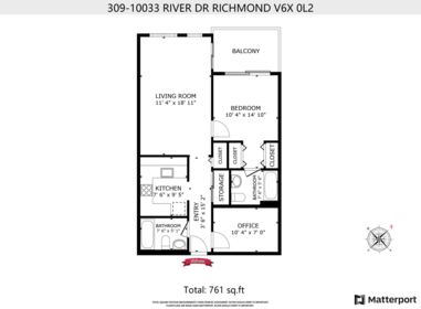 Garage Interior Photo of 309 10033 River Drive, Richmond, BC