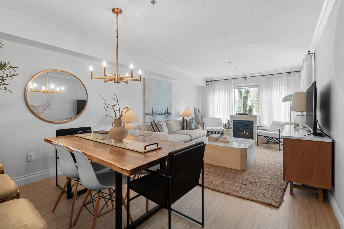 Dining Area Photo of 105 1199 Westwood Street, Coquitlam, BC