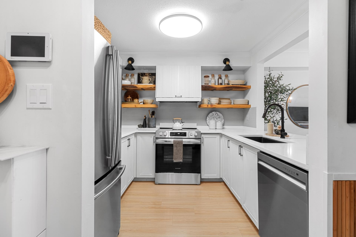 Exterior Rear Photo of 105 1199 Westwood Street, Coquitlam, BC