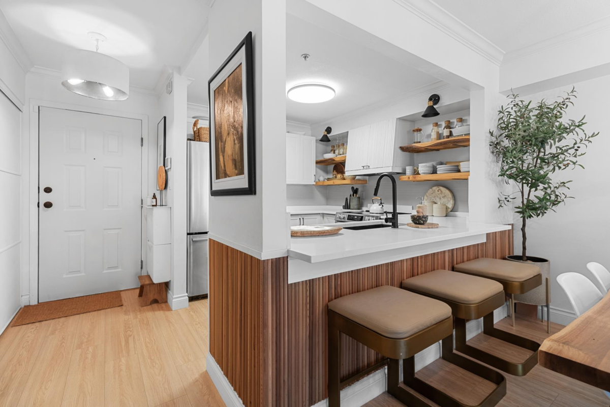 Kitchen Island Photo of 105 1199 Westwood Street, Coquitlam, BC