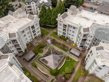 Aerial View of 404 2585 Ware Street, Abbotsford, BC